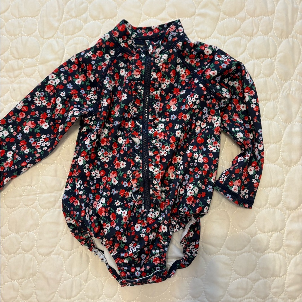 Janie and Jack Long Sleeve Baby Rash Guard